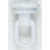 Satco 90-338 1/4 IP Matching Screw Collar Loop With Ring; 25lbs Max; White Finish