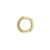 Satco 90-358 Steel Check Ring; Curled Edge; 1/4 IP Slip; Brass Plated Finish; 3/4" Diameter