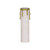 Satco 90-369 Plastic Drip Candle Cover; White Plastic With Gold Drip; 1-3/16" Inside Diameter; 1-1/4" Outside Diameter; 3" Height