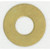 Satco 90-385 Light Steel Washer; 1/8 IP Slip; 24 Gauge; Brass Plated Finish; 1" Diameter
