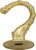 1 JUMBO BRASS FIN HOOK & HDWRE