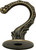 JUMBO ANTBRASS FIN HOOK&HDWARE