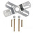 90-0580 - WHT BLANK UP KIT 2 BAR HOLES - Satco