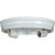 Satco 90-685 10" 2-Light Ceiling Pan; White Finish; Includes Hardware; 60W Max