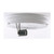 Satco 90-686 6" 1-Light Ceiling Pan; White Finish; Includes Hardware; 60W Max