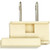 Satco 90-696 Slide Plug; Polarized; 18/2-SPT-2; 8A-125V; Ivory Finish