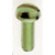 Satco 90-797 Steel Round Head Slotted Machine Screw; 8/32; 3/8" Length; Green Ground (Combo Head)