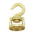 BRASS FINISH SWIVEL HOOK