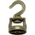 Satco 90-816 Die Cast Revolving Swivel Hooks; Antique Brass Finish; Kit Contains 1 Hook And Hardware