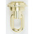 Satco 90-1164 3/8 IP Screw Collar Loop With Ring; Brass Plated