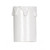 Satco 90-1246 Plastic Drip Candle Cover; White Plastic Drip; 1-3/16" Inside Diameter; 1-1/4" Outside Diameter; 2" Height