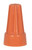 90-1419 - MEDIUM ORANGE WIRENUT W/SPRING - Satco