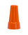 90-1419 - MEDIUM ORANGE WIRENUT W/SPRING - Satco