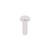 Satco 90-1778 Steel Knurled Head Thumb Screws; 8/32; 1/2" Length; White Finish