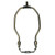 Satco 90-2264 Heavy Duty Harp; Antique Brass Finish; 6" Height; 1/8 IP Saddle; 1/4-27 Thread; 125 Carton