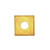 Satco 90-2318 Solid Brass Square Check Ring; 1/8 IP Slip; 3/4"; Polished Finish