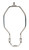 NICKEL 6" LIGHT DUTY HARP