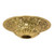 Satco 90-2383 Cast Brass Canopy; Polished Brass Finish; 5-1/2" Diameter; 1-1/16" Center Hole; 1-1/2" Height