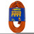 Satco 93-5018 50 Foot Orange Heavy Duty Outdoor Extension Cord; 12/3 Ga. SJTW-3 Orange Cord With Sleeve; 15A-125V; 1875W