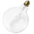 Satco S3010-TF 25 Watt G40 Incandescent; Clear; 4000 Average rated hours; 120 Lumens; Medium base; 120 Volt; Shatter Proof