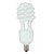 Satco S7364-TF 13 Watt; Mini Spiral Compact Fluorescent; 2700K; 82 CRI; Candelabra base; 120 Volt; Shatter Proof
