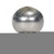 Satco 90-1876 Brass Pear Knob; 8/32; Brushed Nickel Finish