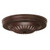Satco 90-1880 Ribbed Canopy; Canopy Only; Old Bronze Finish; 5" Diameter; 7/16" Center Hole; 2 -8/32 Bar Holes