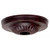 Satco 90-1881 Ribbed Canopy; Canopy Only; Old Bronze Finish; 5" Diameter; 1-1/16" Center Hole