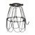 Satco 90-1916 Light Bulb Cage; Black Finish; 5-3/4" Height
