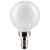 Satco S21208 4.5 Watt G16.5 LED; White; Candelabra base; 90 CRI; 4000K; 120 Volt