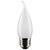 Satco S21311 3 Watt CA10 LED; Frost; Medium base; 90 CRI; 2700K; 120 Volt