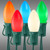 Christmas Lite Co. LS-ORM-25C97WMUL 25 ft. - Opaque Multi-Color - C9 Christmas String Lights - 25 Bulbs