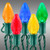SHL LS-S4-25C78MUG 17 ft. - Multi-Color - LED C7 Christmas String Lights - 25 Bulbs