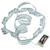 SHL LS-S4-18LRIBBONSLVBA 6 ft. Lighted Length - 1.5 in. Width - Silver Ribbon SHL LS-S4-18LRIBBONSLVBA 6 ft. Lighted Length - 1.5 in. Width - Silver Ribbon