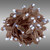 Christmas Lite Co. LS-CMS-50CW6B LED Christmas String Lights - 26 ft. - (50) Wide Angle Cool White LED's - 6 in. Bulb Spacing - Brown Wire