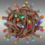 Christmas Lite Co. LS-CMS-10029 LED Christmas String Lights - 26 ft. - (50) Wide Angle Multi-Color LED's - 6 in. Bulb Spacing - Brown Wire