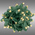 Christmas Lite Co. LS-CMS-10076 LED Christmas String Lights - 17 ft. - (50) Wide Angle Warm White LED's - 4 in. Bulb Spacing - Green Wire