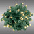 Christmas Lite Co. LS-CMS-10084 LED Christmas String Lights - 26 ft. - (50) Wide Angle Warm White LED's - 6 in. Bulb Spacing - Green Wire