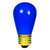 Satco LS-IN-0011S14CB 11 Watt - S14 Light Bulb - Opaque Blue