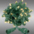 Christmas Lite Co. LS-CMS-10045 LED Warm White Net Lights - 216 Bulbs - Green Wire