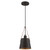 Westinghouse 6125300 Mini Pendant Black-Bronze Finish with Leather Strap