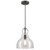 Westinghouse 6129900 Pendant Black-Bronze Finish with Highlights Clear Seeded Glass