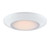 Westinghouse 6120100 11 in. 20W Dimmable LED Flush with Color Temperature Selection White Finish Frosted Shade