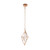 Eurofase Lighting 33757-018 Rose Gold Verdino 8" Round Pendant