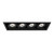 Eurofase Lighting TE134ALED-30-4-01 Black Te134Aled 4-Light, Linear Multiple Recessed, LED Eurofase Lighting TE134ALED-30-4-01 Black Te134Aled 4-Light, Linear Multiple Recessed, LED