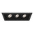 Eurofase Lighting TE113GU10-01 Black Te113Gu10 3-Light Gu10 Multiple Recess