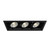 Eurofase Lighting TE133-01 Black Te133 3-Light, Multiple Recessed, Par30