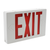 Sylvania EXIT1ARDVUWHEM 6/CS 1/SKU EXIT SIGN LED 1A, RED LETTERS, 120/277V, Surface Mounted, White Finish, EM 60761