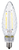 Sylvania LED4B10CDIM827CRYSTALBL2 12/CS 2/SKU LED B10, 4W, Dimmable, 80CRI, 300 Lumen, 2700K, 15000 life 40578