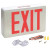20750 TCP Lighting 20750 Polycarbonate Dual Circuit Red Exit Sign